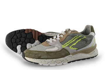 Floris van Bommel Sneakers in maat 43½ Groen, Kleding | Heren, Schoenen, Overige kleuren, Verzenden, Floris van Bommel, Zo goed als nieuw