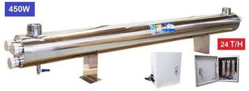 Filtre uv-c style luxe lampe inox 450w 2 24000l/h, Ophalen of Verzenden, Neuf