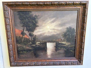 Willem Kroon (1946-2001) - Waterlandschap