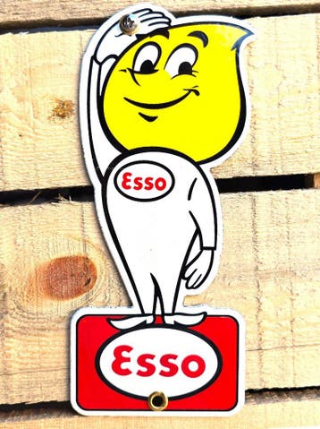 Esso man at your service emaille bord, Verzamelen, Verzenden, Nieuw