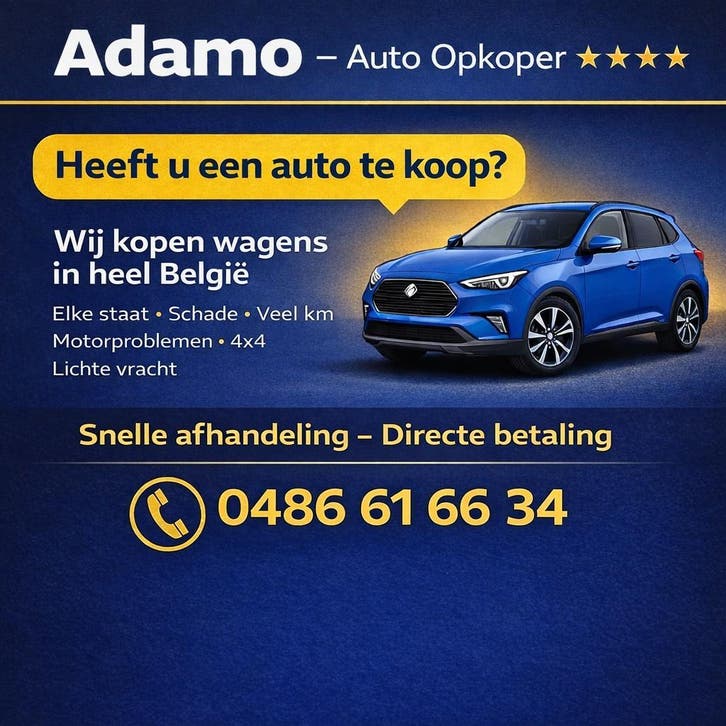 OPKOPER AUTO EXPORT Auto opkoper Export Auto verkopen export, Autos : Divers, Rachat de véhicules