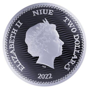 Niue. 2 Dollars 2022 1oz $2 NZD Niue Calico Jack - Jolly