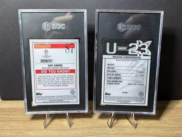 Lot 2x Topps Chrome - Greenwood & Xavi Simons - SGC 9.5, Nieuw