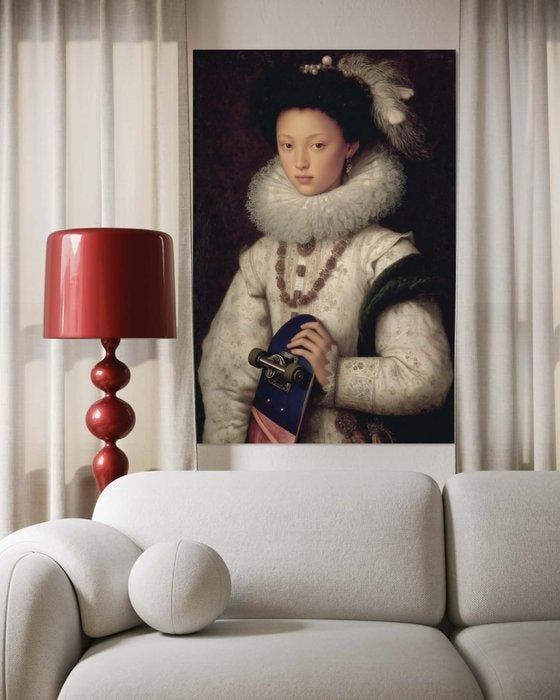 La Mama - Noble Rebellion - XL - Œuvre unique 1/1, Antiek en Kunst, Kunst | Designobjecten