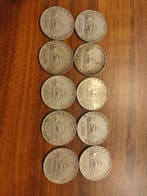 Italië. 500 Lire argento (10 monete)