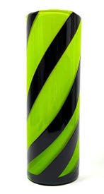 Vaso in Vetro Bicolore - Vaas - Glas, Antiek en Kunst