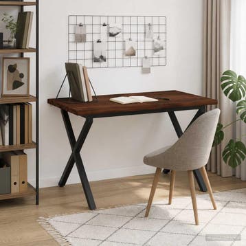 vidaXL Eettafel met levendige rand 120 x 80 x 75 cm, Verzenden
