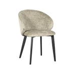 Stoel Logan | Beige | Elegance | Zwart Metalen Frame | 2, Verzenden
