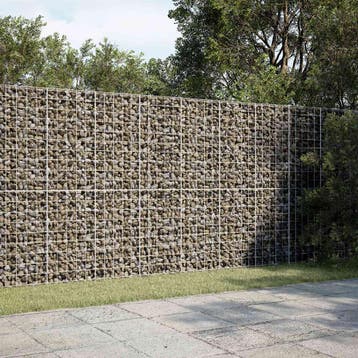 vidaXL Gabion met 5 mm Draad en 10x10 cm Gaas 300x50x200 cm, Verzenden, Nieuw