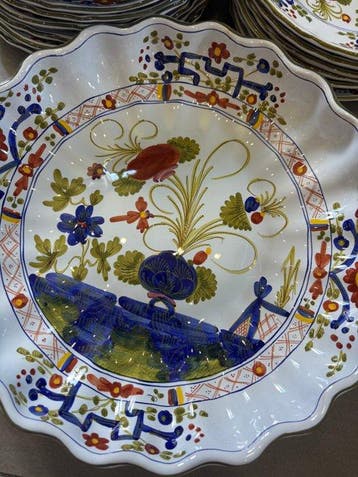 C.A.C.F. - Eetservies (15) - Keramiek - Artistieke maiolica