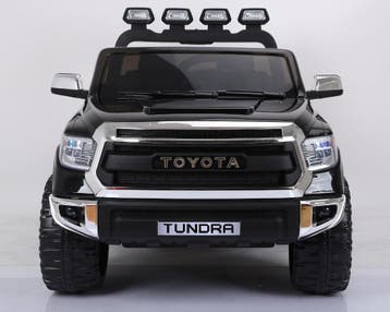 Kinderauto, TOYOTA TUNDRA, zwart, 2 zitter, RC, leder, NIEUW, Verzenden, Nieuw