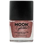 Moon Glitter Holographic Nail Polish Rose Gold 14ml, Verzenden, Nieuw