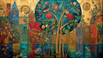 Mrs Art Prime - The Golden Mystical Paradise in Gustav