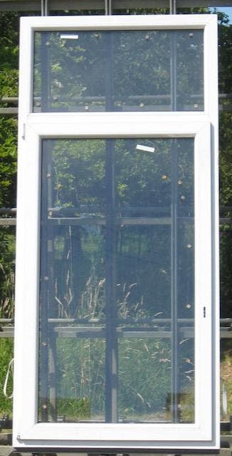 pvc raam , chassis , venster , kozijn 100  x 217 wit, 75 tot 150 cm, Kunststof, Raamkozijn, Nieuw