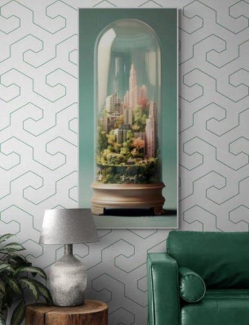 I_KONIQ - CITY IN A BOTTLE #4 xxl 40 x 120