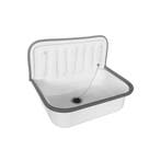 Uitstortgootsteen BWS Burton 50,5x33x37 cm Plaatstaal Glans, Ophalen of Verzenden, Nieuw, Overige typen