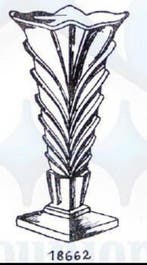 Stölzle Hermanova Hut - Vaas - catalogusnummer 18662 - Glas, Antiek en Kunst