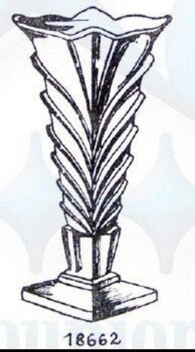 Stölzle Hermanova Hut - Vaas - catalogusnummer 18662 - Glas, Antiek en Kunst, Antiek | Glaswerk en Kristal