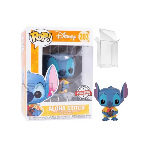 Funko Pop Disney Lilo & Stitch  Aloha Stitch 203 SE, Verzamelen, Poppetjes en Figuurtjes, Nieuw, Verzenden