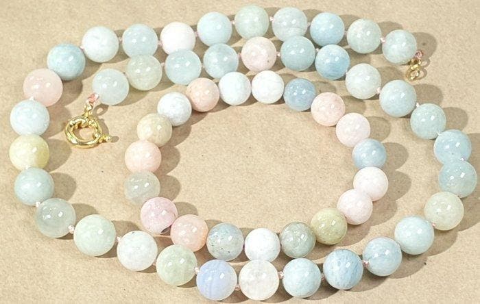 Morganita NATURAL - ZEER ZELDZAAM - Symbool van Liefde en, Verzamelen, Mineralen en Fossielen
