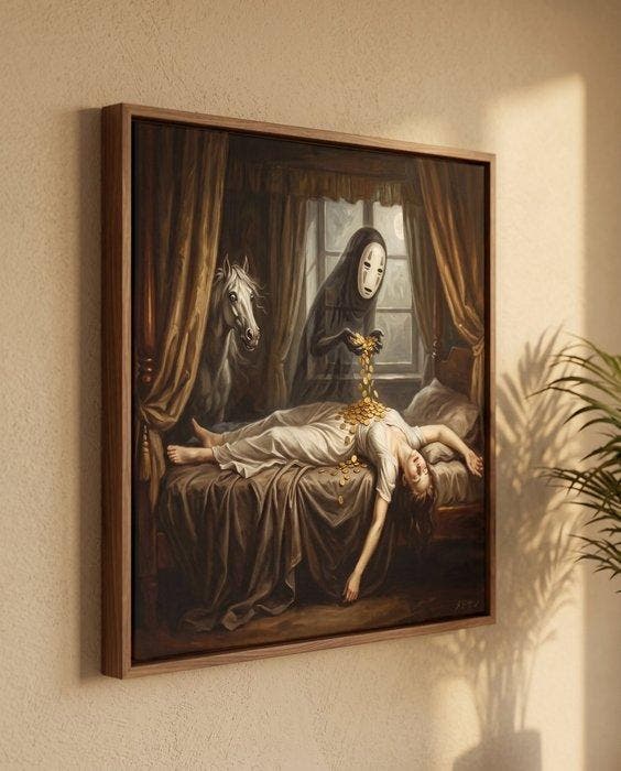 MEDSAN - No-Faces Nightmare () - UNIQUE WORK, Antiquités & Art, Art | Objets design