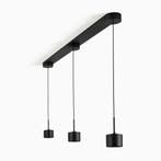 hanglampen June 3-lichts Hanglamp Zwart, Huis en Inrichting, Lampen | Hanglampen, Verzenden, Nieuw
