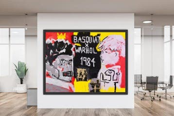PIXA - Basquiat x Warhol, 1984 – Echoes of a Creative