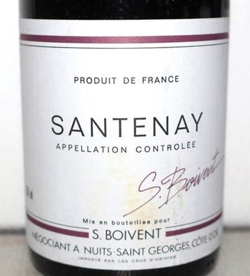 1996 S. Boivent - Santenay - 4 Flessen (0.75 liter), Collections, Vins