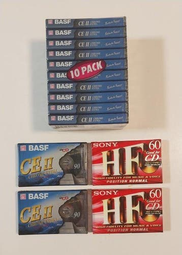 Cassette Vergini - Différents titres - Cassette audio - 1995, TV, Hi-fi & Vidéo