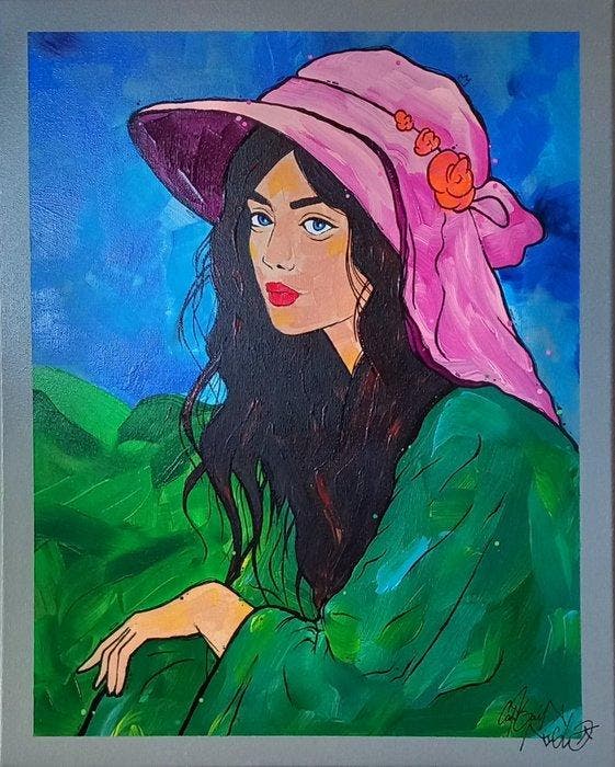 Captain Niglo (1982) - La Mémoire des Regards, Antiek en Kunst, Kunst | Schilderijen | Klassiek