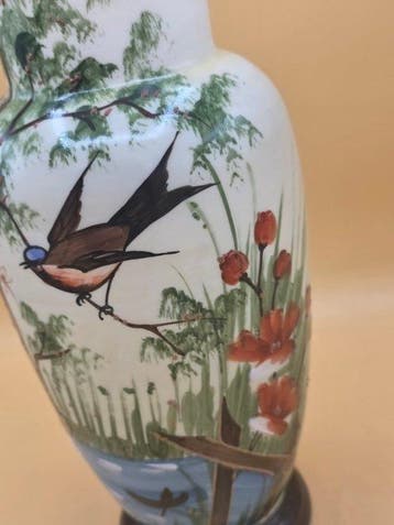 Vaas - Opaline glas, Antiquités & Art