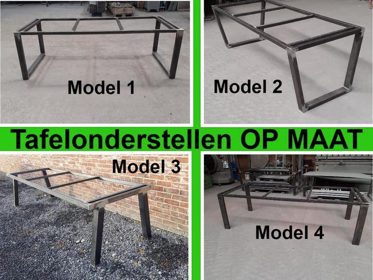 Uw tafelonderstel OP MAAT  - tuintafel - eettafel - bartafel, Tuin en Terras, Tuintafels, Nieuw, Ophalen