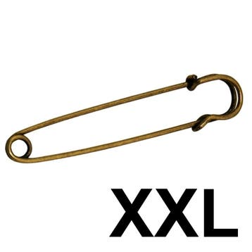 Fako Bijoux - Sierspeld / Sjaalspeld - Classic XXL - 100mm -, Verzenden