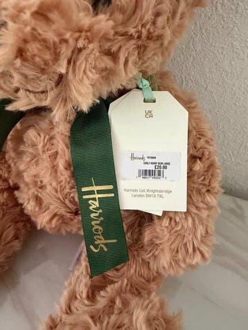 Harrods - Jouet en peluche Curly Henry Teddy Bear