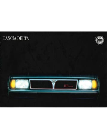 1988 LANCIA DELTA BROCHURE NEDERLANDS, Ophalen of Verzenden