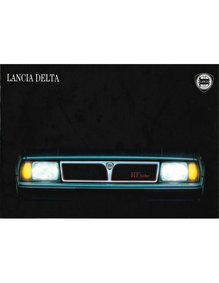 1988 LANCIA DELTA BROCHURE NEDERLANDS, Livres, Autos | Brochures & Magazines, Enlèvement ou Envoi