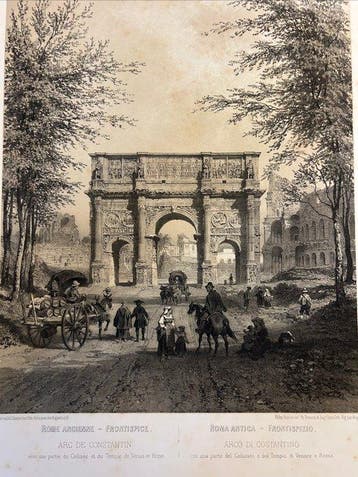 Italië - Rome / Constantijnsboog; Félix Benoist (1818 –, Boeken, Nieuw