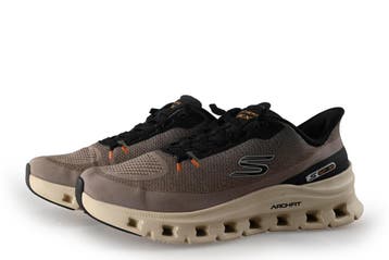 Skechers Sneakers in maat 39½ Bruin, Kleding | Heren, Schoenen, Bruin, Verzenden, Zo goed als nieuw, Skechers