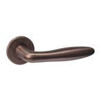 Intersteel deurkruk Q 03 op rozet verdekt ø52x6mm pvd brons, Doe-het-zelf en Bouw, Ophalen of Verzenden, Nieuw