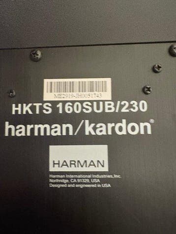Harman Kardon - HKTS 160SUB/230 / Subwoofer actif alimenté,