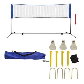 vidaXL Badminton net met shuttles 300x155 cm, Sport en Fitness, Badminton, Verzenden, Nieuw