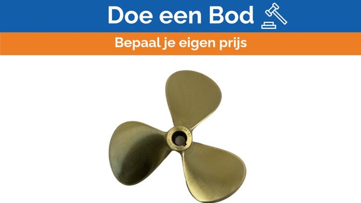 Bieden: Michigan Propellers 3-Blade Brass Propeller GL352 1, Sports nautiques & Bateaux, Accessoires navigation, Enlèvement ou Envoi