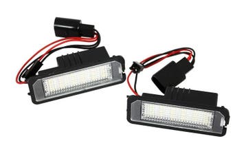 Canbus LED kenteken unit geschikt voor oa VW Golf, Verzenden
