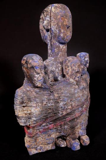 Figuur - Fon Statue - 31 cm - Benin, Antiek en Kunst
