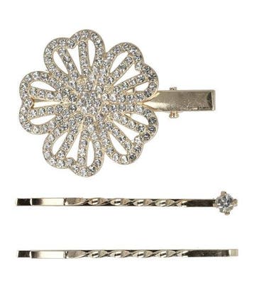 Haarspeld Duckklem & Schuifspeldje 5cm – Bloemvorm met, Handtassen en Accessoires, Nieuw
