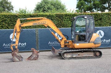 Veiling: Rupsgraafmachine Case CX50 Diesel 29kW 1998, Zakelijke goederen, Machines en Bouw | Kranen en Graafmachines, Ophalen