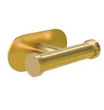 Dubbele haak zelfklevend 100x65x45 mm rvs mat goud, Huis en Inrichting, Nieuw, Overige materialen