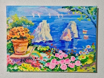 Alfredo Grimaldi (1950) - Giardino sui Faraglioni