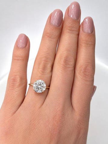 Zonder minimumprijs - Ring - 14 karaat Geel goud - 3.00ct., Handtassen en Accessoires, Nieuw