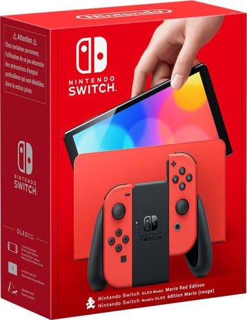 Nintendo Switch OLED Mario Edition in Doos (Nette Staat), Games en Spelcomputers, Spelcomputers | Nintendo Switch, Ophalen of Verzenden